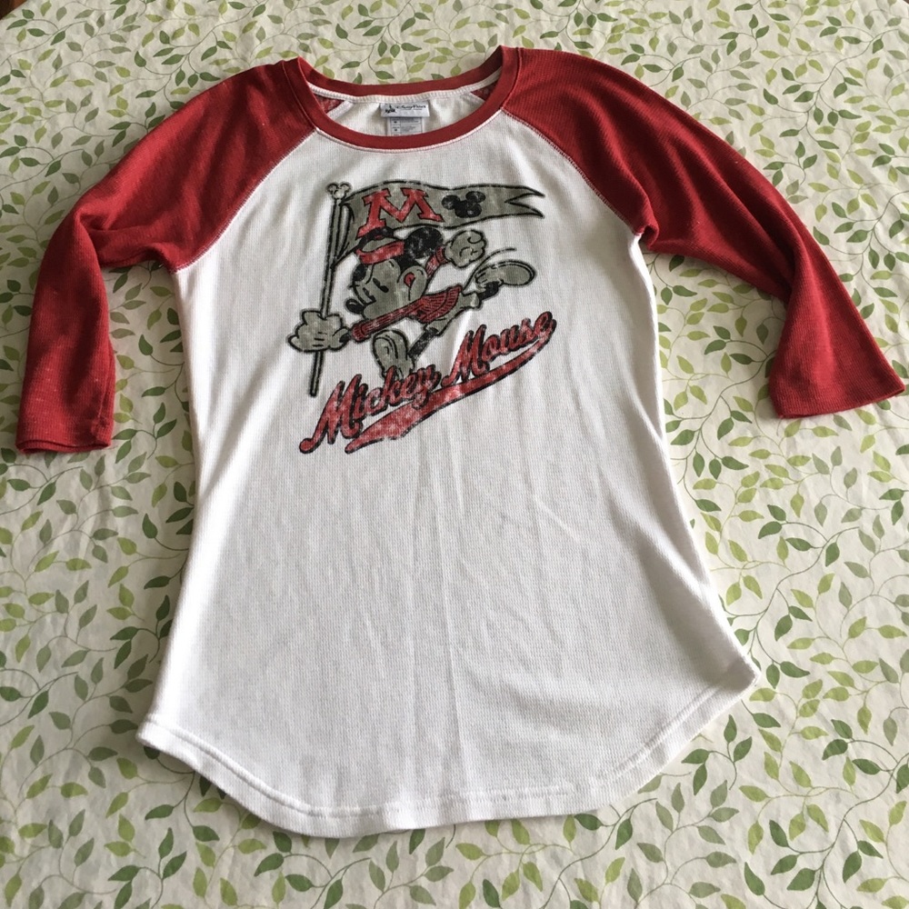 Authentic Disney Mickey Mouse Baseball Tee 🏰